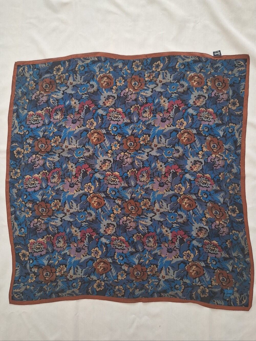 Honey Silk Scarf Floral Multi Color